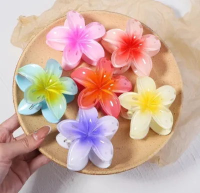 Beautiful Hawaii Flower Hair Claw Clips (1 pc)